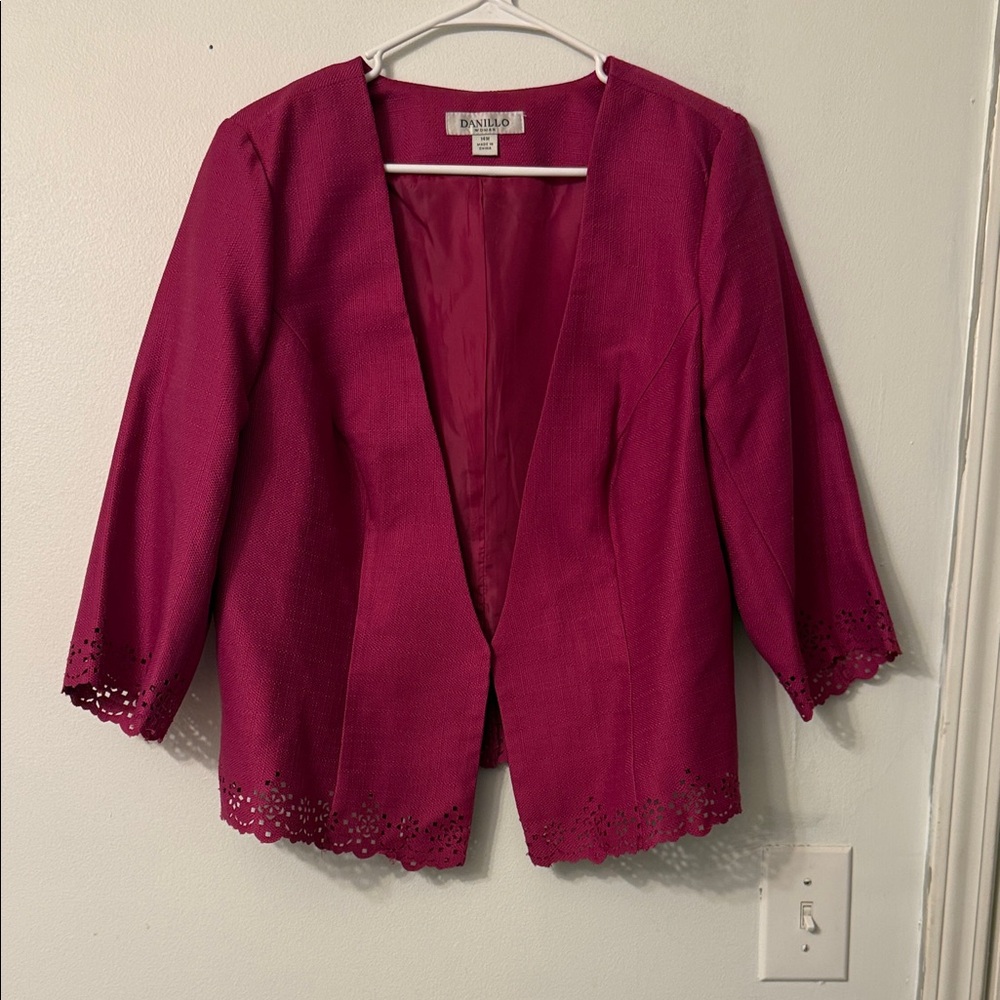 Stylish Fuchsia Women's Blazer by Kasper